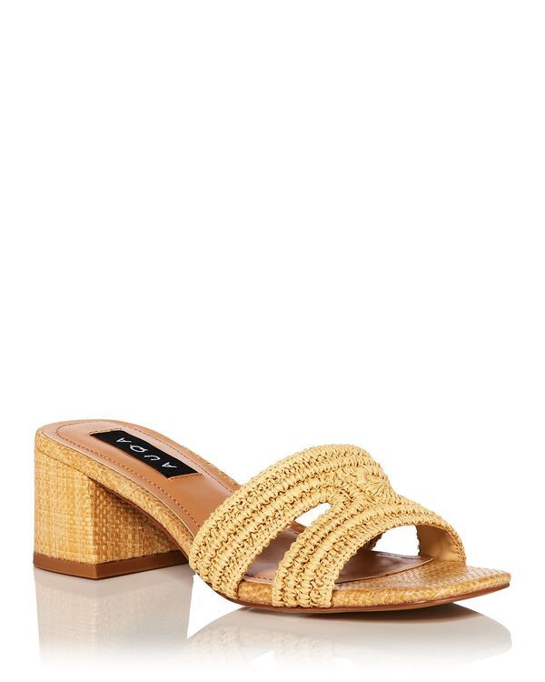 アクア レディース シューズ サンダル AQUA Womens Calli Sandals Exclusive Natural Raffia
