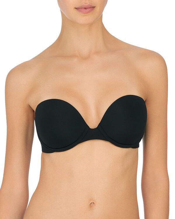 ナトリ レディース アンダーウェア ブラジャー ミニ ストラップレス Natori Minimal Strapless Convertible Bra Black ブラック
