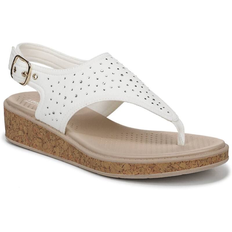 ライフストライド レディース シューズ サンダル LifeStride Beachy Bright Womens Thong Sandals White ホワイト