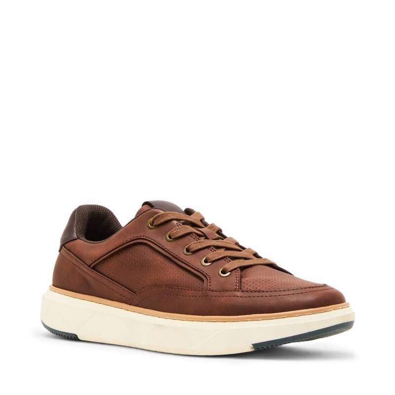 マデン レディース シューズ スニーカー レース Madden MPICKIT Mens LaceUp Casual Sneakers Cognac