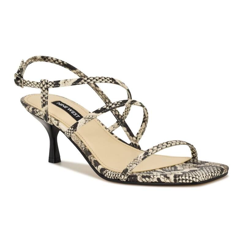 ナインウェスト レディース シューズ サンダル ヒール Nine West Hindy Womenstrappy Heeledressandalsnake Multi マルチカラー