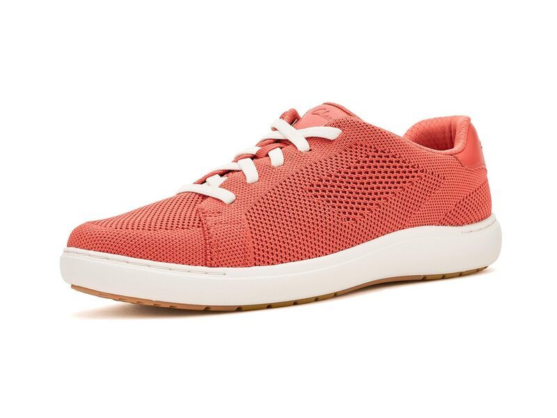 クラークス レディース シューズ スニーカー Clarks Nalle Walk Orange Textile オレンジ