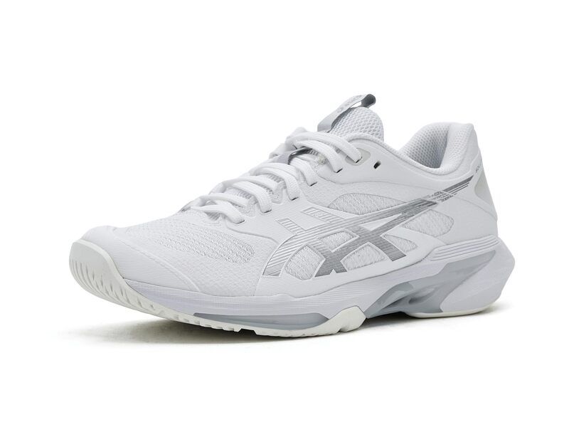 アシックス レディース シューズ スニーカー ASICSolution Speed FF 4 Clay WhitePure Silv ホワイト