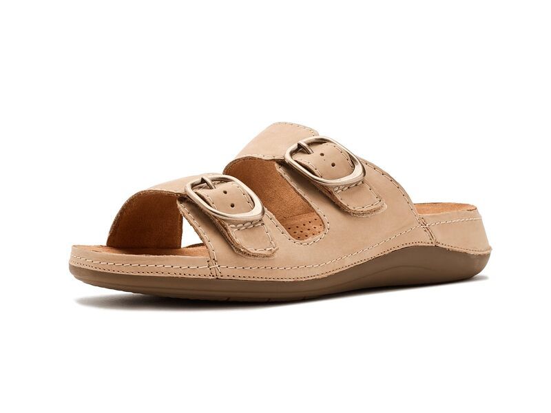 クラークス レディース シューズ サンダル Clarks Cecily Step Beige Nubuck ベージュ