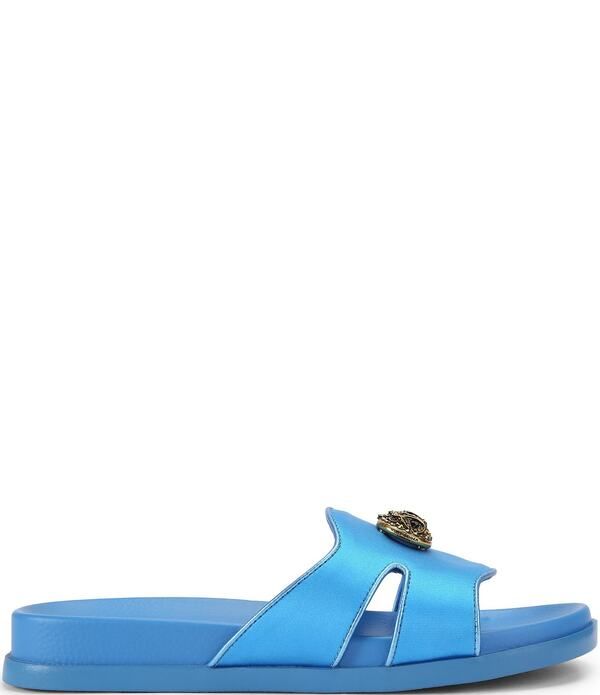 カートジェイガーロンドン レディース シューズ パンプス カットアウト サンダル チェルシー ロゴ Kurt Geiger London Chelseagle Head Logo CutOut Slide Sandals Blue ブルー