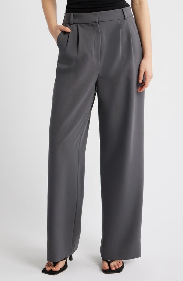 オープンエディット レディース ボトムス デニムパンツ Open Edithe Icon Trousers Grey Magnet グレー