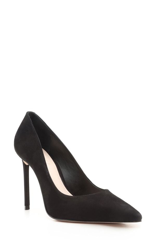 シュッツ レディース シューズ パンプス Schutz Lou Pointed Toe Pump Black Suede ブラック