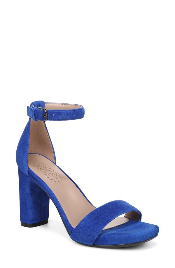 ナチュライザー レディース シューズ ヒール サンダル アンクル Naturalizer Joy Ankle Strap Sandal Photon Blue ブルー