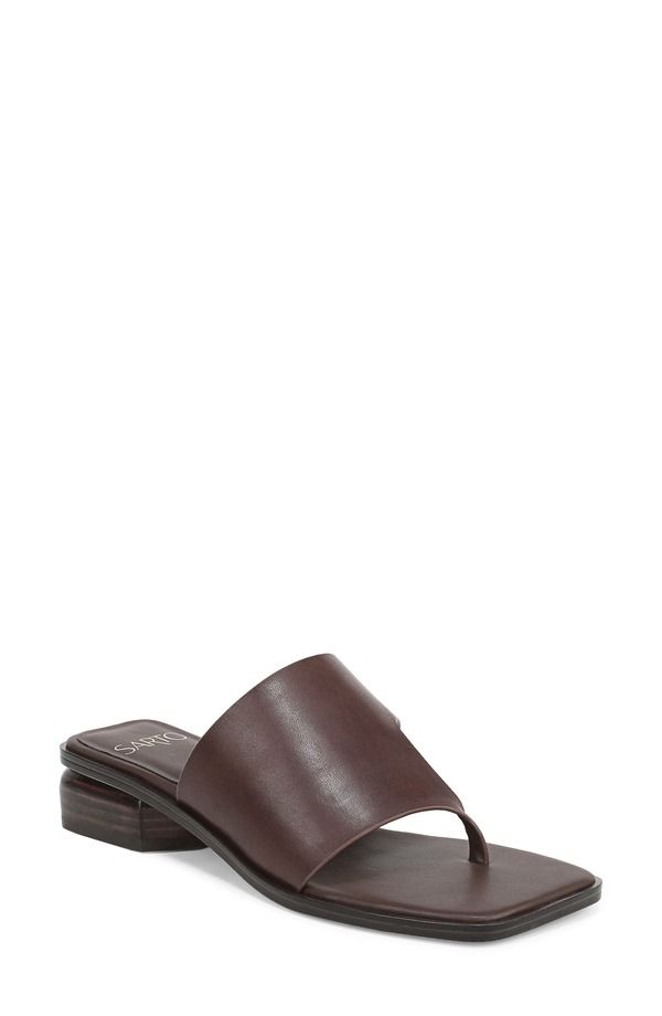 サルトバイフランコサルト レディース シューズ ヒール サンダル SARTO by Franco Sarto Jimena Block Heel Sandal Chocolate Brown ブラウン