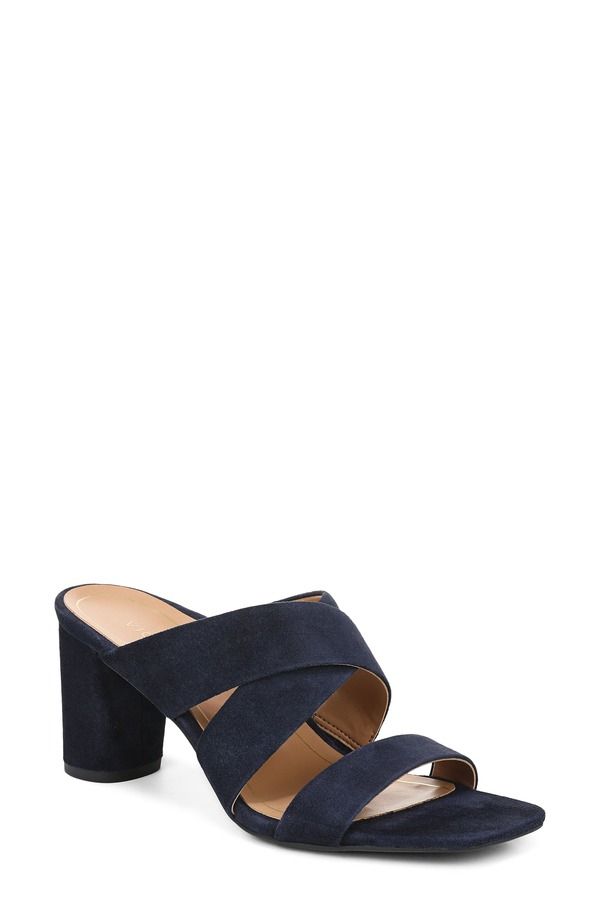 バイオニック レディース シューズ ヒール サンダル Vionic Merlot Slide Sandal Baltic Navy ネイビー