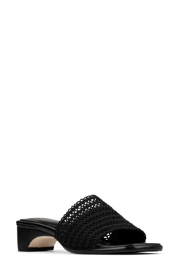 ドナルドプリネール レディース シューズ ヒール サンダル Donald Pliner Clodie Slide Sandal Black ブラック