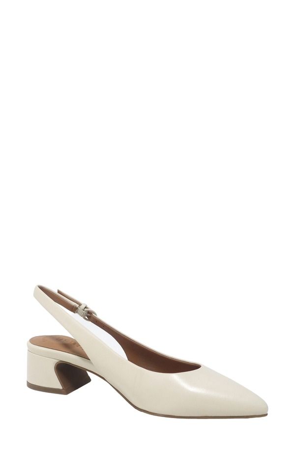 ジェントルソウルズ レディース シューズ ヒール Gentle Souls Georgia Slingback Pump Stone Leather ストーン