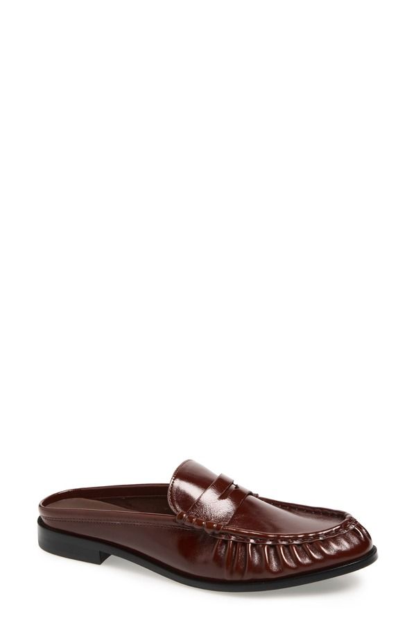 ジェフリー キャンベル レディース シューズ ヒール ローファー Jeffrey Campbell Goddard Penny Loafer Mule Brown ブラウン