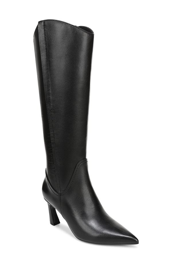 ナチュライザー レディース シューズ ブーツ・レインブーツ Naturalizer Emily Pointed Toe Knee High Boot Black ブラック