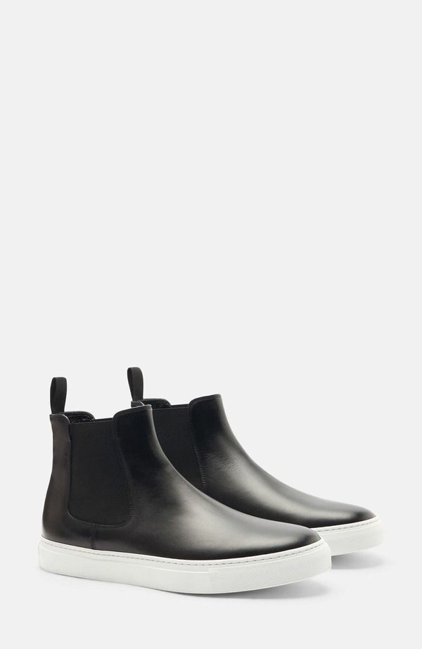 スカロッソ メンズ シューズ スニーカー SCAROSSO Tommaso Sneakers Black Calf ブラック