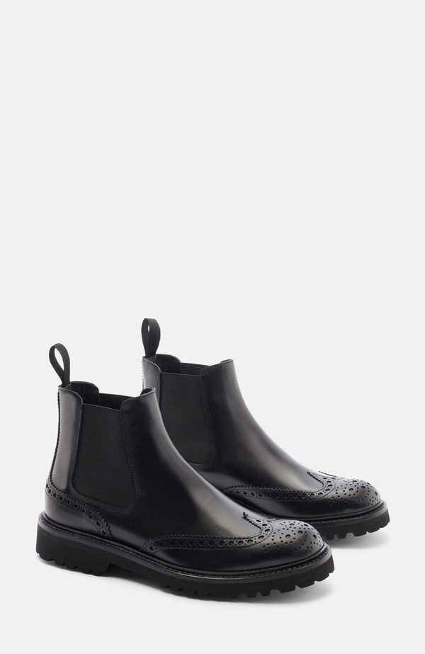 スカロッソ レディース シューズ ブーツ・レインブーツ チェルシーブーツ チェルシー SCAROSSO Poppy Chelsea Boots Black Polished Calf ブラック