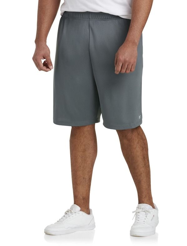 リーボック メンズ ボトムス ハーフパンツ・ショーツ メッシュ ショートパンツ Reebok Performance Tech Meshorts Granite