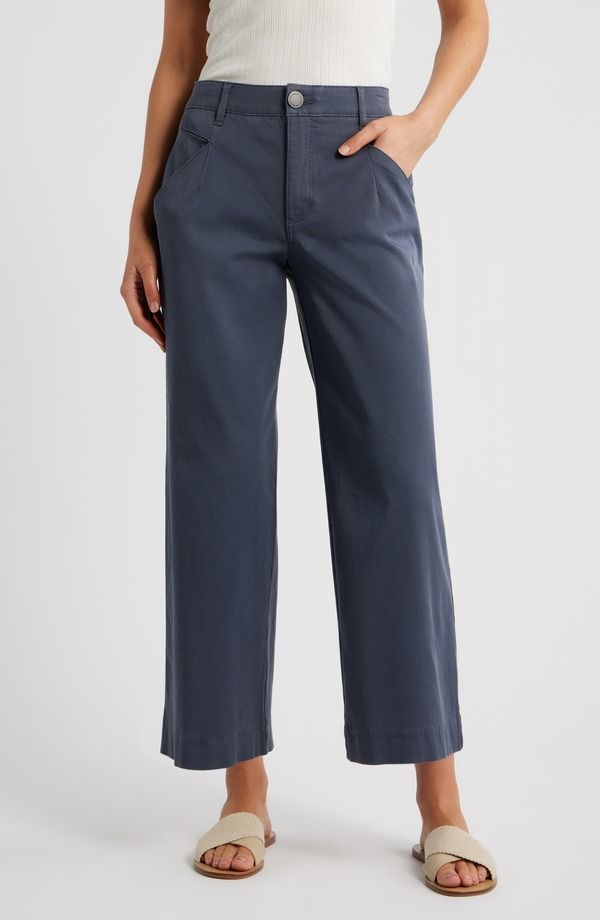 ウィットウィズダム レディース ボトムス レギンス ワイドレッグ パンツ Wit Wisdom Wyatt Skyrise Crop Wide Leg Twill Pantshadow