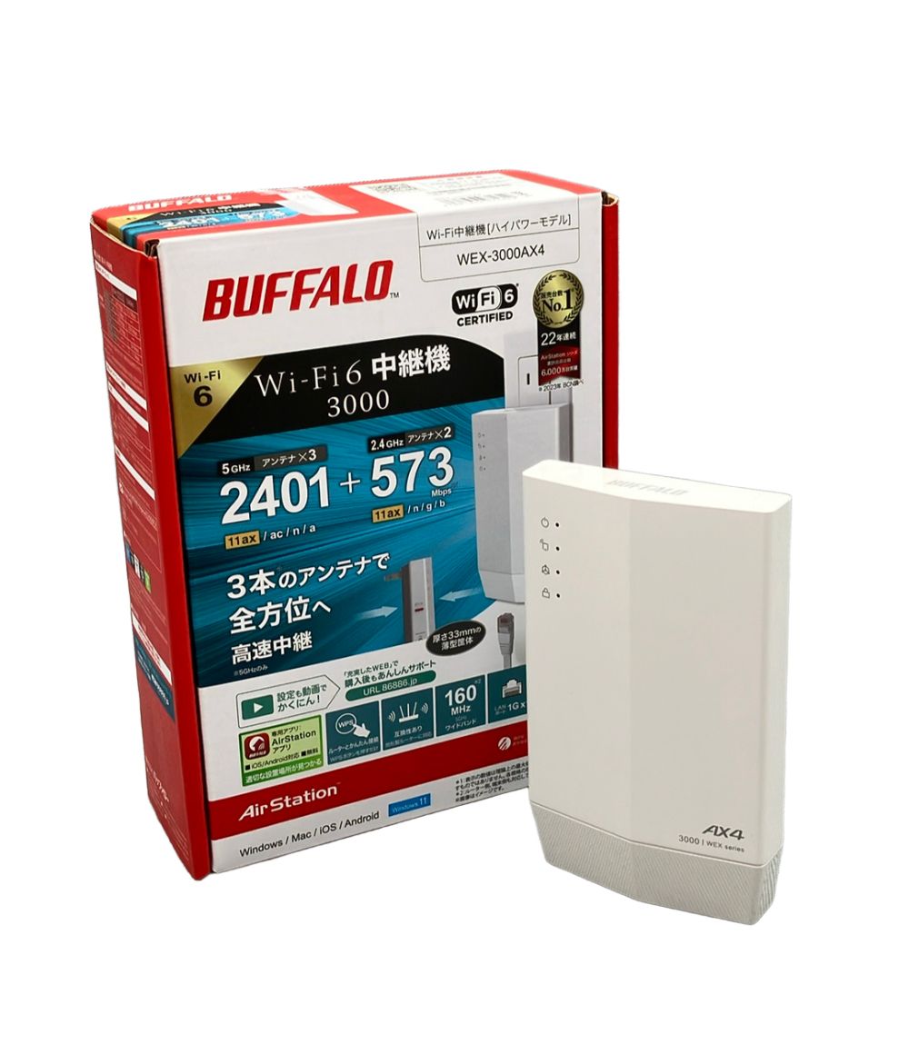 バッファロー AirStation BUFFALO Wi-Fi6 : Wi-Fi | WSR-6000AX8-MB 