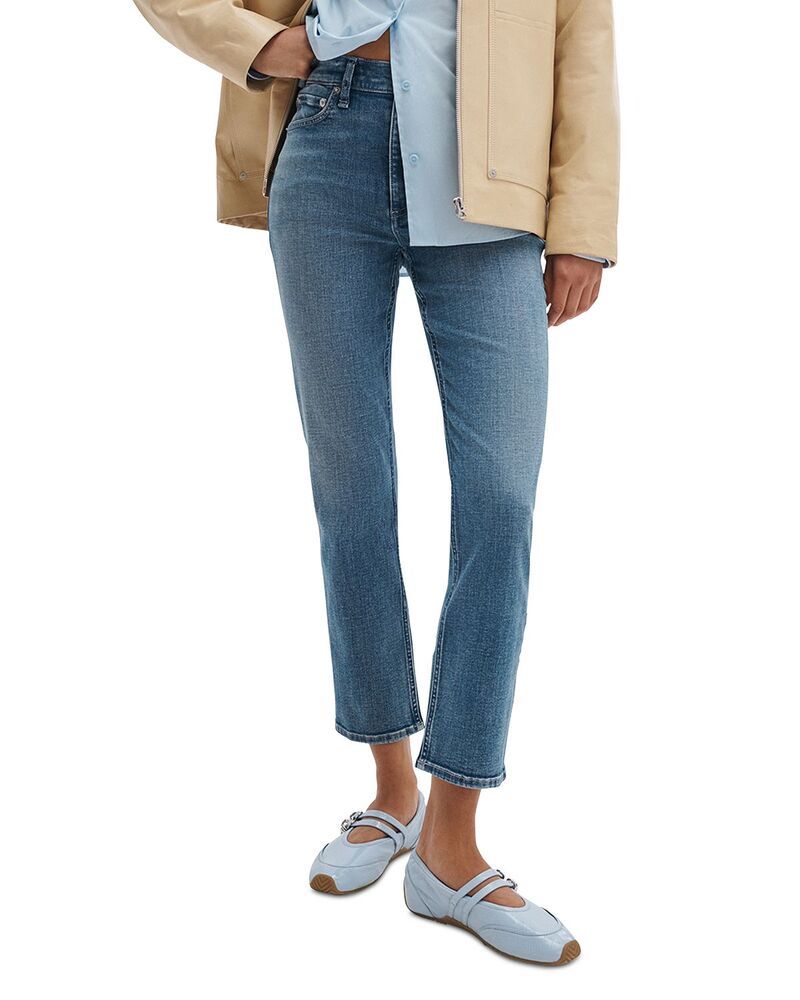 ラグアンドボーン レディース ボトムス デニムパンツ アンクル ジーンズ rag bone Flexi Wren High Rise Ankle Slim Jeans in Herman