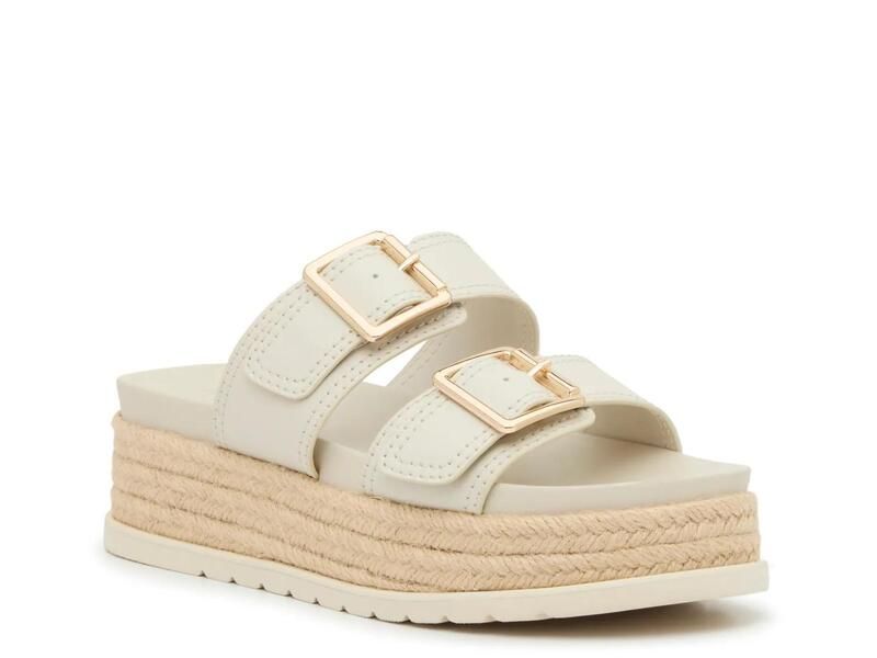 マッデンガール レディース シューズ サンダル Madden GirlAnnabellespadrille Wedge Sandal Bone White ホワイト