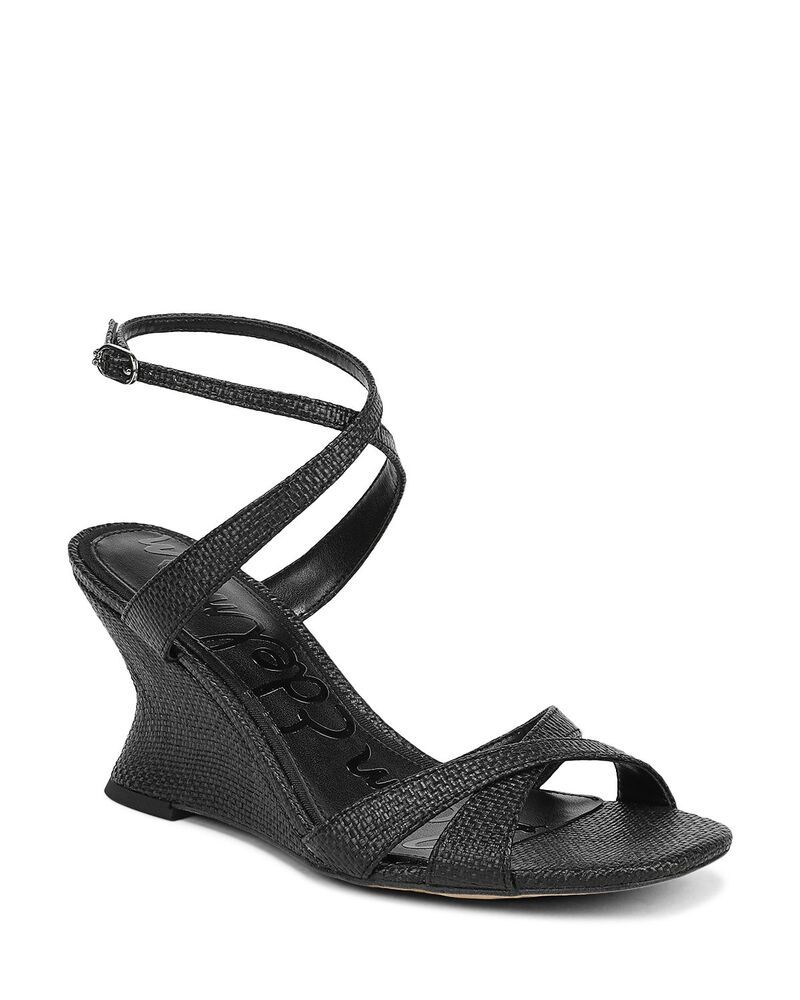 サムエデルマン レディース シューズ サンダル Sam Edelman Womens Davi Wedge Sandals Black ブラック