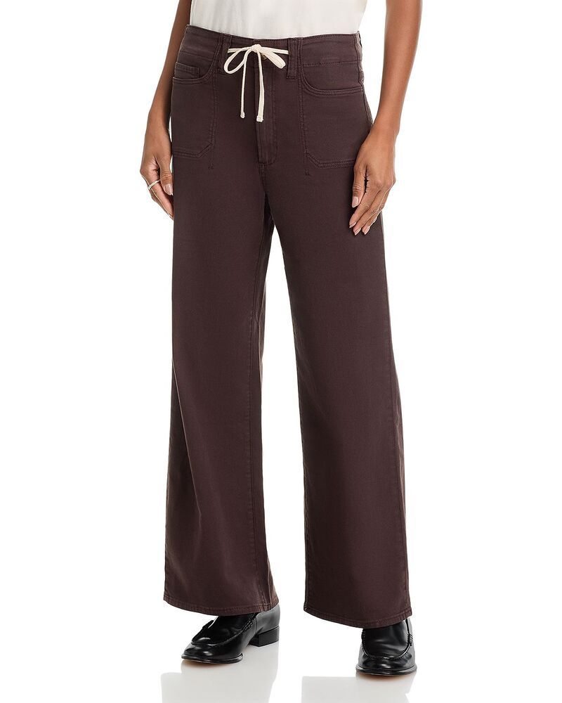 ペイジ レディース ボトムス デニムパンツ ワイドレッグ ドローコードウエスト ジーンズ PAIGE Ari High Rise Drawstring Waist Wide Leg Jeans in Richocolate Richocolate チョコレート