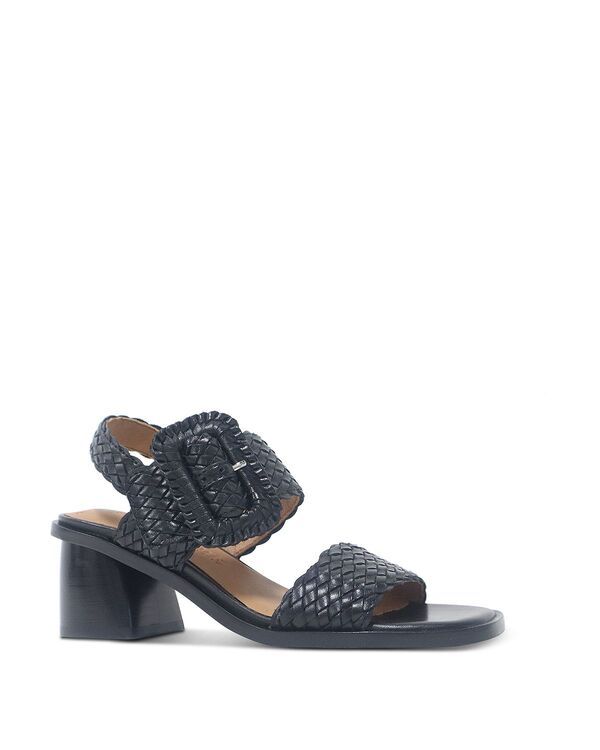 ケネスコール レディース シューズ サンダル Gentle Souls by Kenneth Cole Womens Madylyn Buckled Sandals Black Leather ブラック