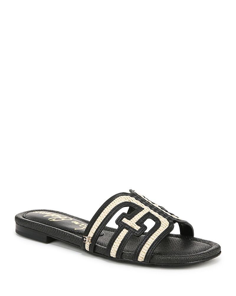サムエデルマン レディース シューズ サンダル Sam Edelman Womens Irina Slide Sandals LinenBlack ブラック