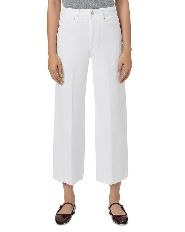 ペイジ レディース ボトムス デニムパンツ ワイドレッグ プチ ジーンズ PAIGE Petites Anessa High Rise Wide Leg Jeans in Crisp White ホワイト