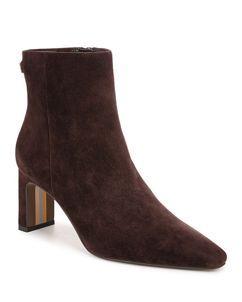 サムエデルマン レディース シューズ ブーツ・レインブーツ アンクル ヒール Sam Edelman Womensaige Pointed Toe Mid Heel Ankle Booties Cafe Noir