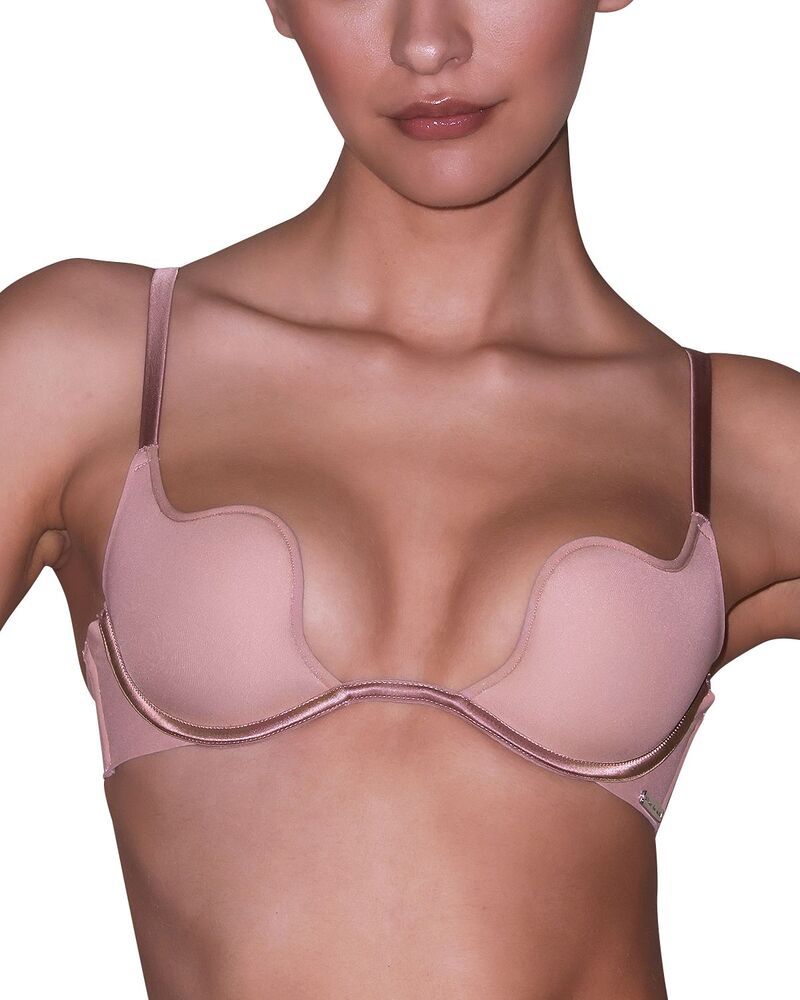 フレーデュマール レディース アンダーウェア ブラジャー Fleur du Male Stretch Micro U Plunge Bra Tan タン