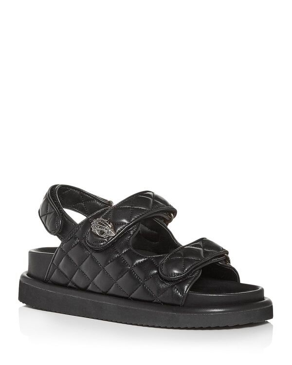 カートジェイガーロンドン レディース シューズ サンダル KURT GEIGER LONDON Womens Orson Sandals Black Leather ブラック