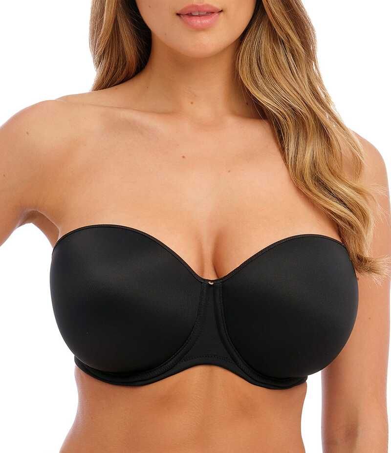 ファンタジー レディース アンダーウェア ブラジャー ストラップレス Fantasie Aura Strapless Full Busted Underwire Convertible Contour Bra Black ブラック 18,801円