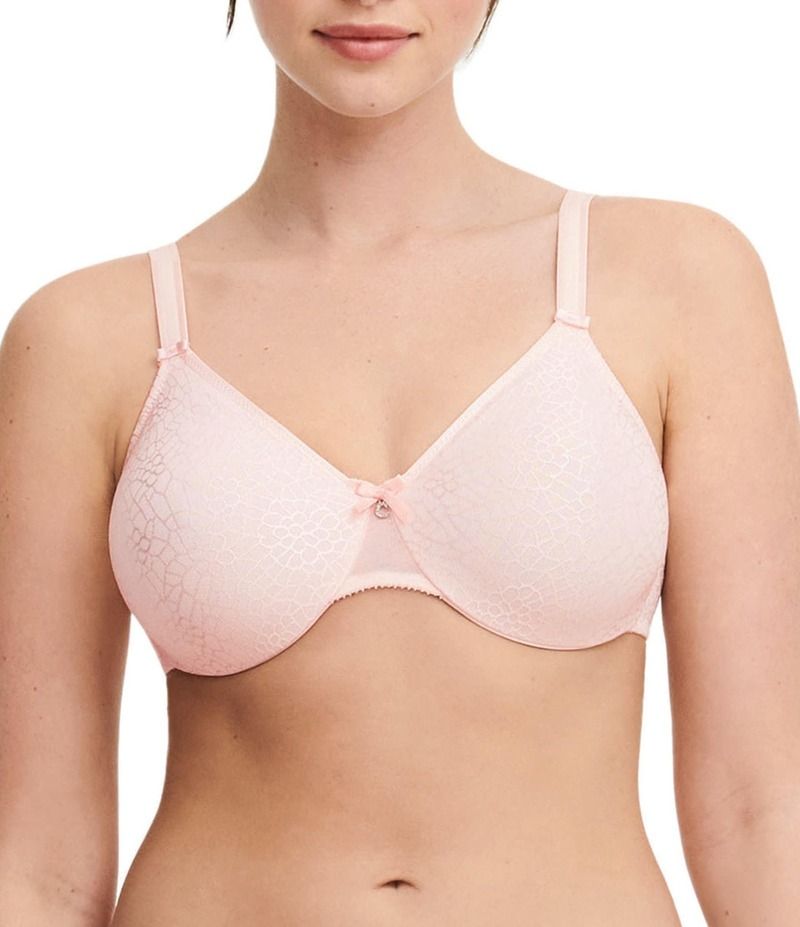 シャントル レディース アンダーウェア ブラジャー ミニ Chantelle C Magnifique Seamless Unlined Minimizer Bra Blushing Pink ピンク