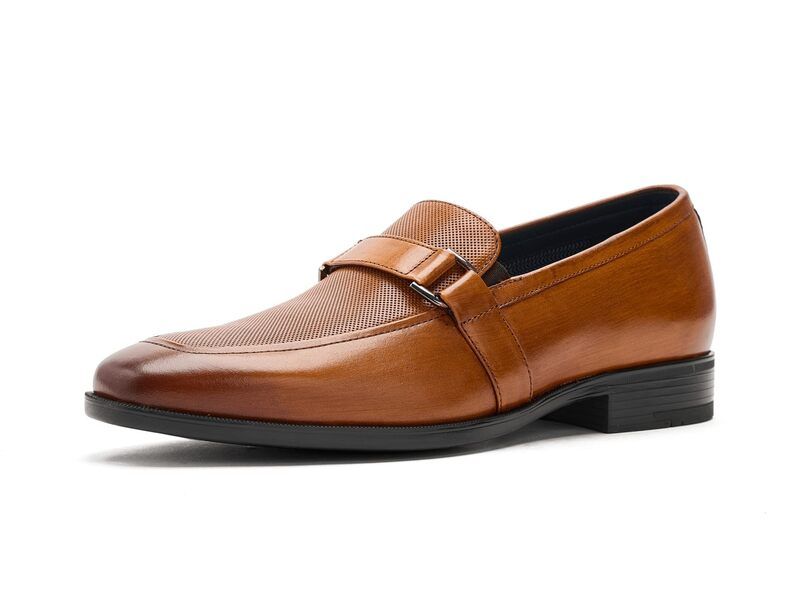 ジョンストンアンドマーフィー メンズ シューズ スリッポン・ローファー Johnston Murphy Gibbons Embossed Bit Loafers Tan Full Grain タン