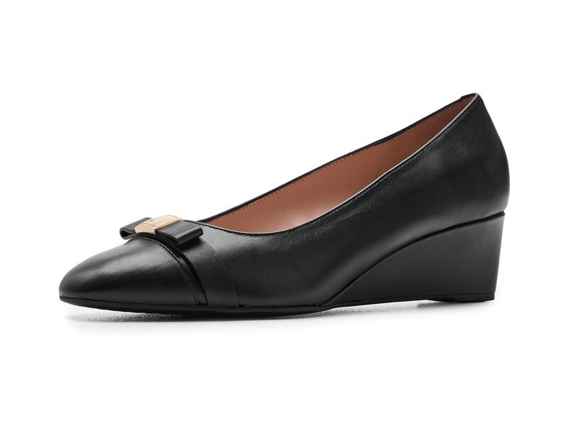 コールハーン レディース シューズ ヒール Cole Haan Goto Malta Bow Black Leather ブラック