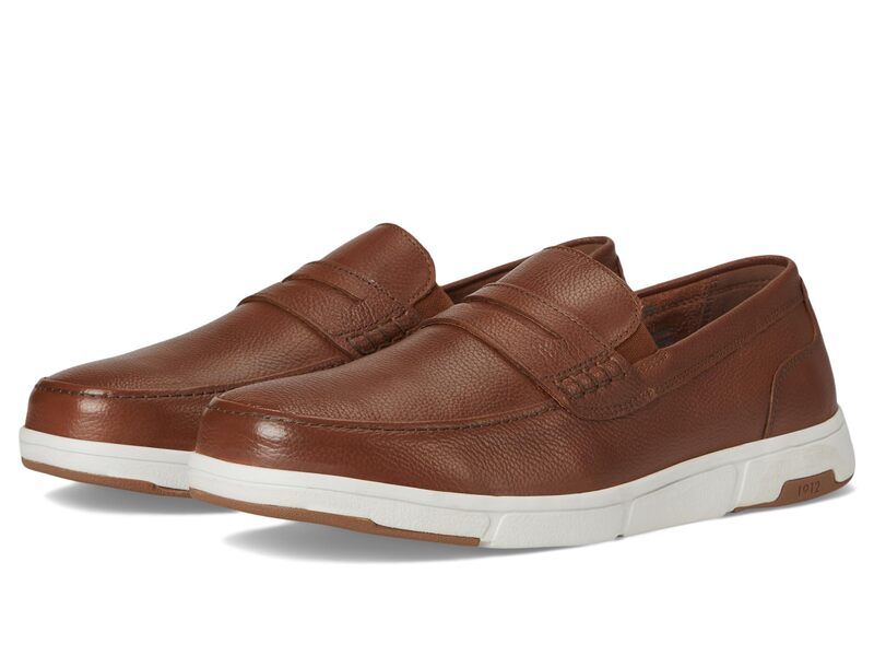 ノンブッシュ メンズ シューズ スリッポン・ローファー Nunn Bush Luca Moccasin Toe Penny Loafer Lightweight Comfortable SlipOn Cognac