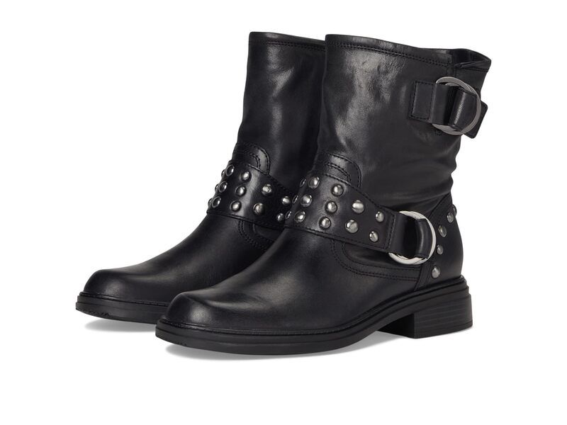 ナチュライザー レディース シューズ ブーツ・レインブーツ Naturalizer Optimus Black Stud Leather ブラック