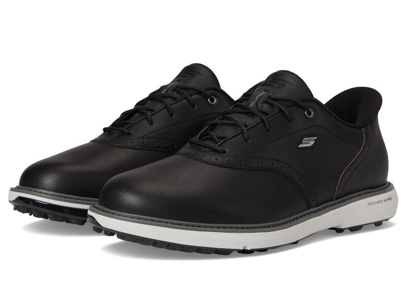 スケッチャーズ メンズ シューズ スニーカー Skechers GOLF Prestige SlipIn ArchFit Spikeless Golf Shoe Black ブラック