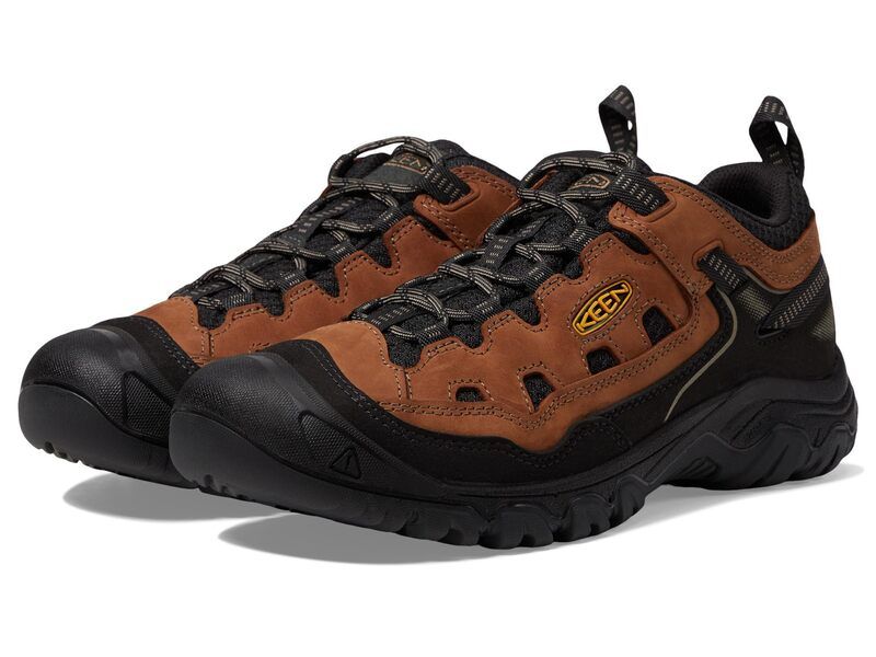 キーン メンズ シューズ ブーツ・レインブーツ KEEN Targhee 4 Vent Durable Breathable BisonGolden Ye