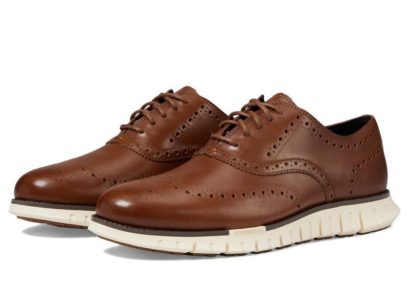 コールハーン メンズ シューズ オックスフォード Cole Haan Zerogrand Remastered Wing Tip Oxford Unlined British TanIvo タン