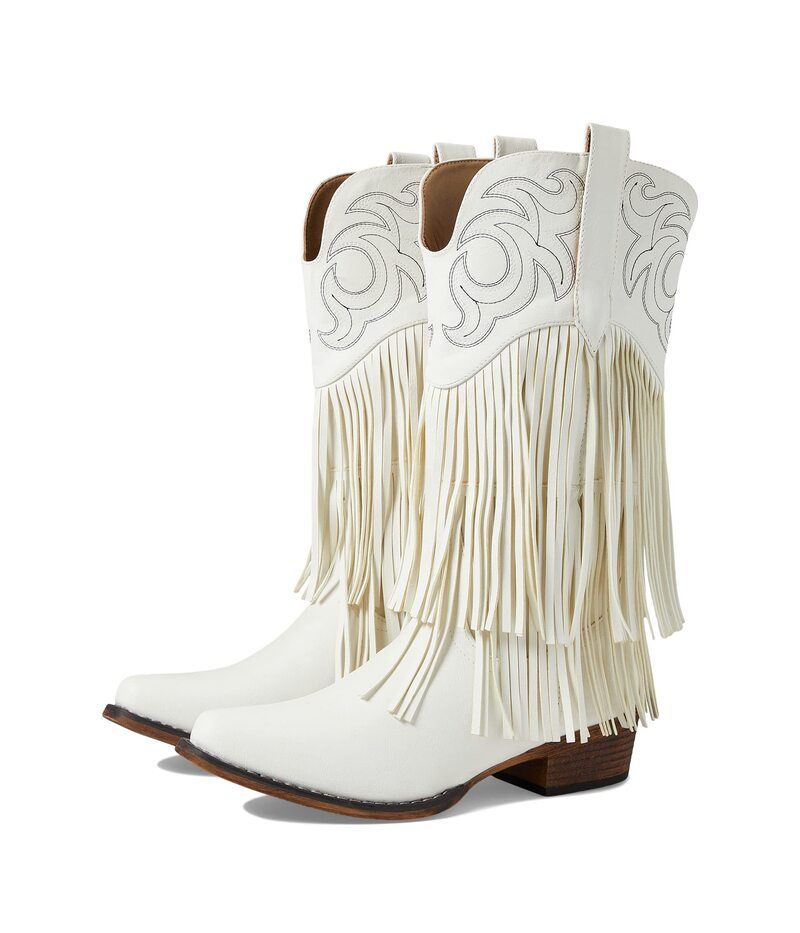 ローパー レディース シューズ ブーツ・レインブーツ Roper Rickrack White ホワイト