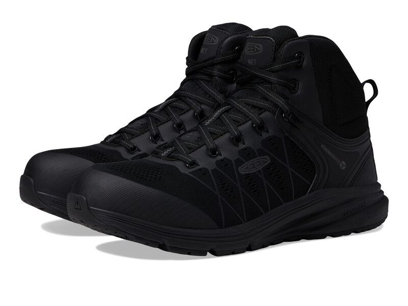 キーン メンズ シューズ ブーツ・レインブーツ KEEN Utility Vista Energy Mid Int Met BlackRaven ブラック
