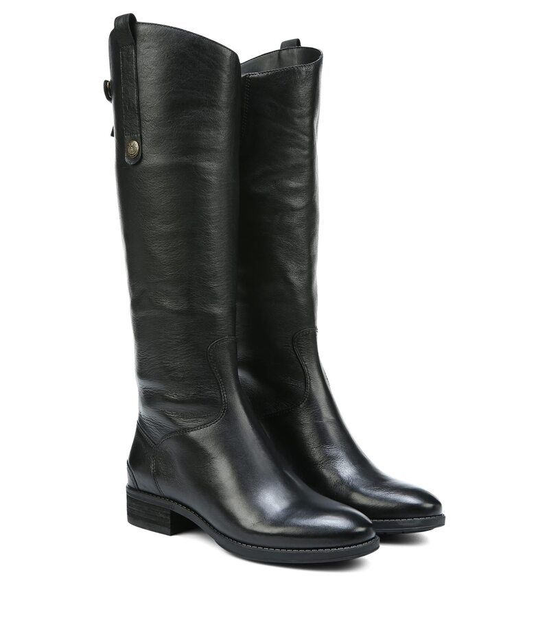 サムエデルマン レディース シューズ ブーツ・レインブーツ レザー Sam Edelman Penny 2 Wide Calf Leatheriding Boots Black ブラック