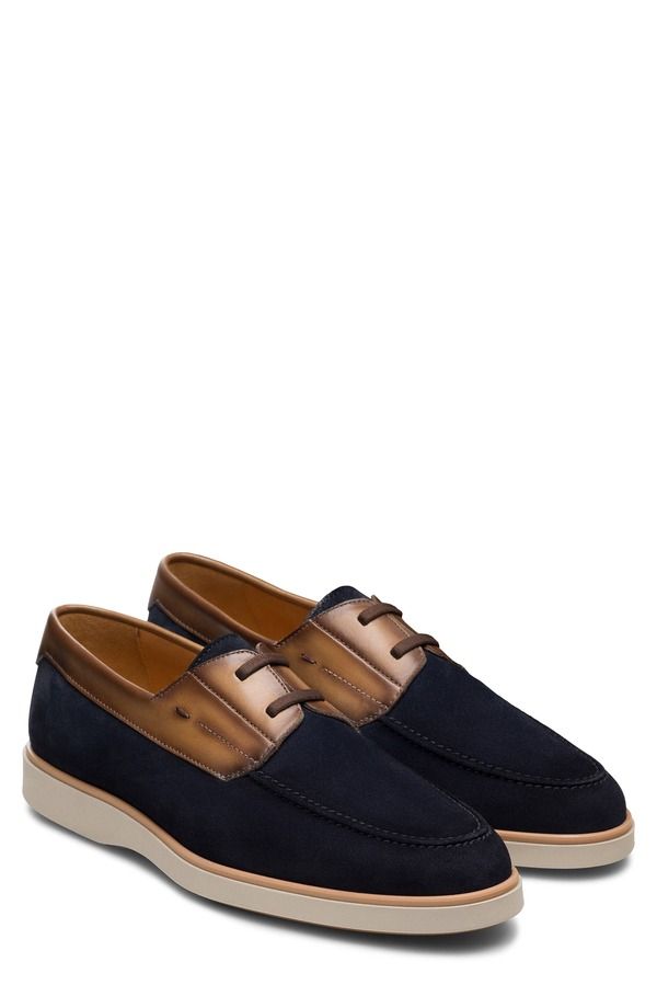 マグナーニ メンズ シューズ スリッポン・ローファー Magnanni LuciuslipOn Wateresistant Boat Shoe Brown ブラウン