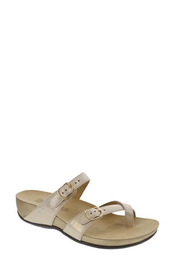 サス レディース シューズ サンダル SAShelly Sandal Soft Gold ゴールド