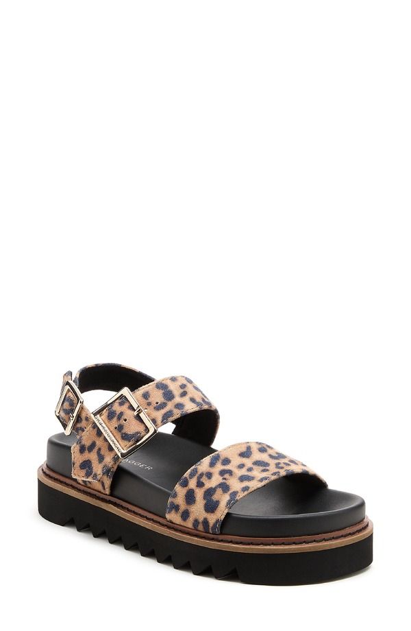 ケルシーダッガー レディース シューズ サンダル プラットフォーム Kelsi Dagger Brooklyn Kel Platform Sandal Summer Leopard アニマル