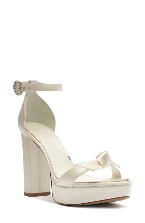 アレクサンドラバードマン レディース シューズ サンダル プラットフォーム アンクル Alexandre Birman Claritankle Straplatform Sandal Bianco