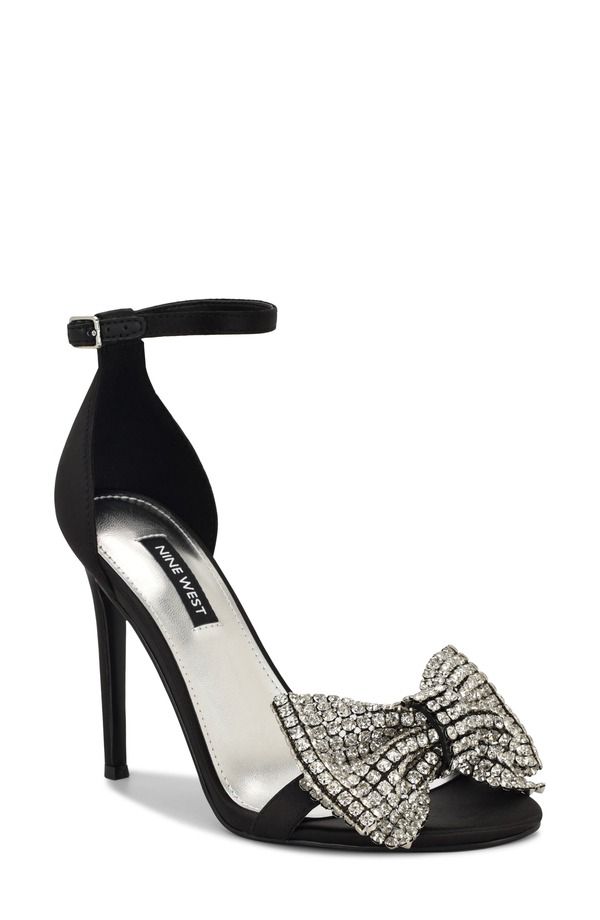 ナインウェスト レディース シューズ サンダル アンクル Nine Westansie Ankle Strap Sandal Black ブラック